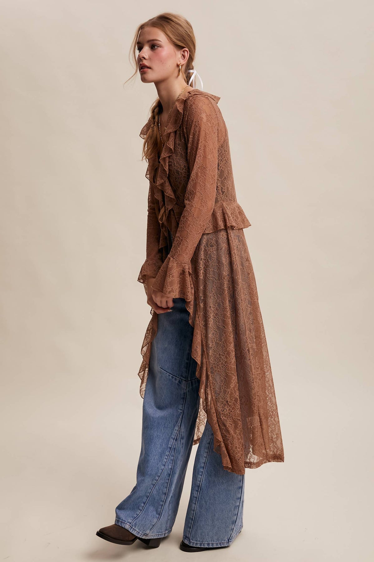 Listicle Womens Mocha LJ0259 - view 4