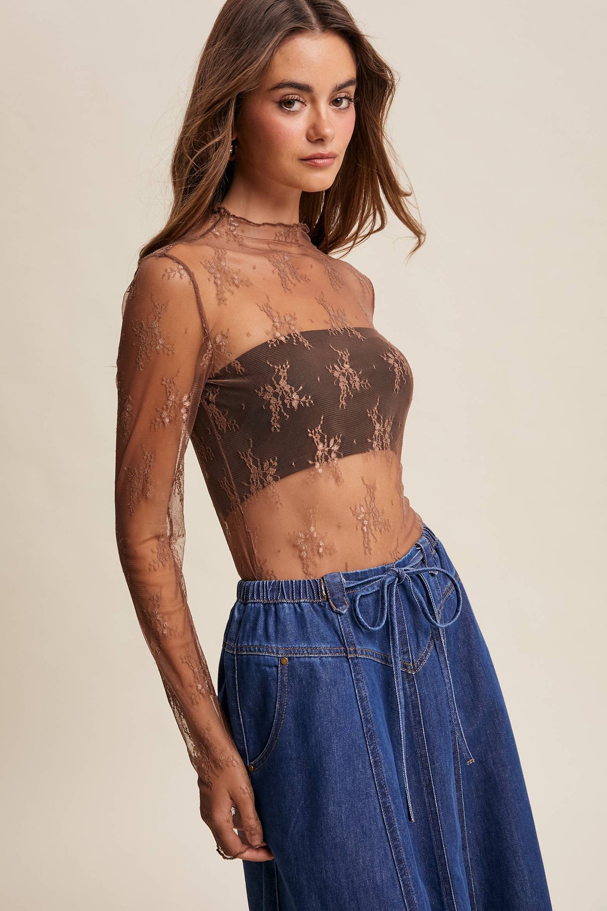 Listicle Womens Mocha LT1354 - view 3