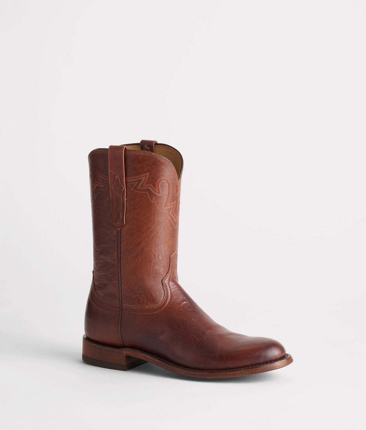 Lucchese Men's Sunset Roper, Tan Ranch Hand – 3/4 front