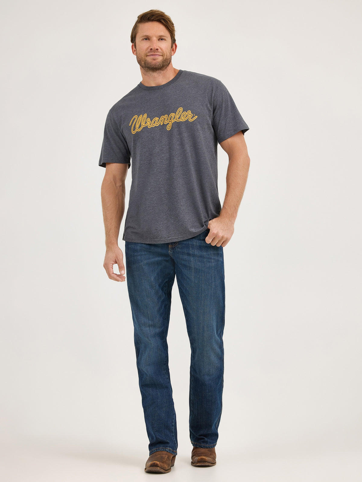 Wrangler Men's Retro Relaxed Fit Bootcut Jean, JH Wash – full length