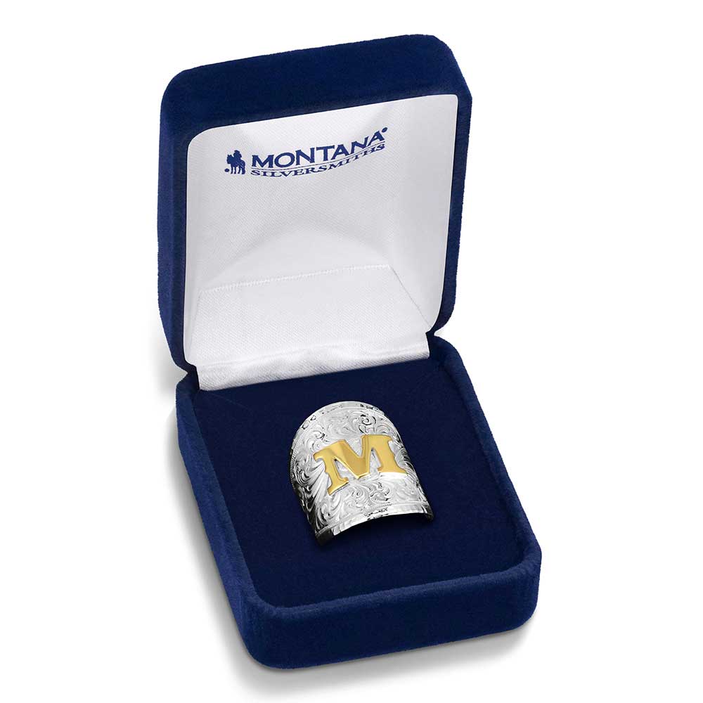 Montana Silversmiths Womens Silver and Gold RG155LTR-M - view 3