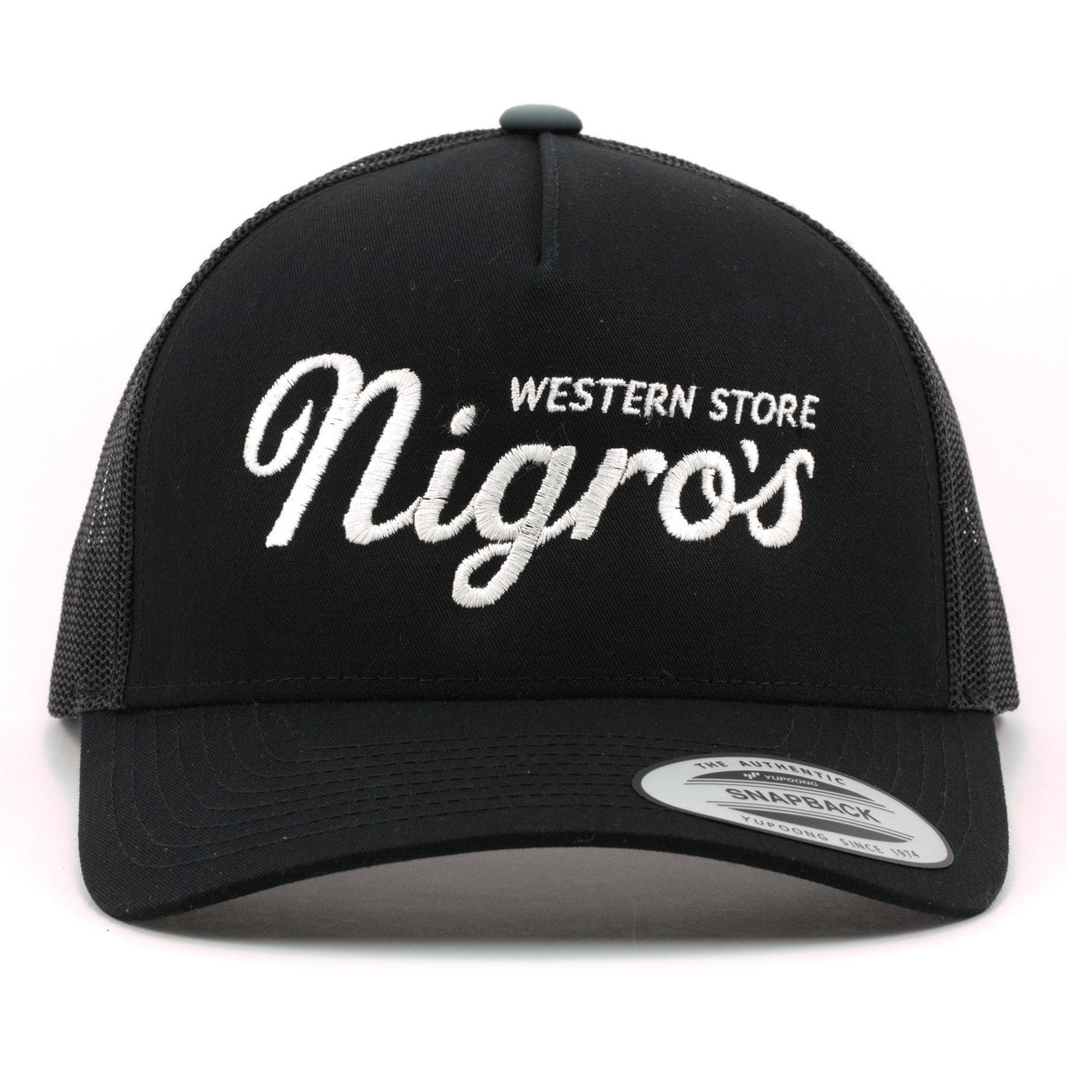 Nigro's Western Store Unisex Black Curved Bill NWS-ES - view 1