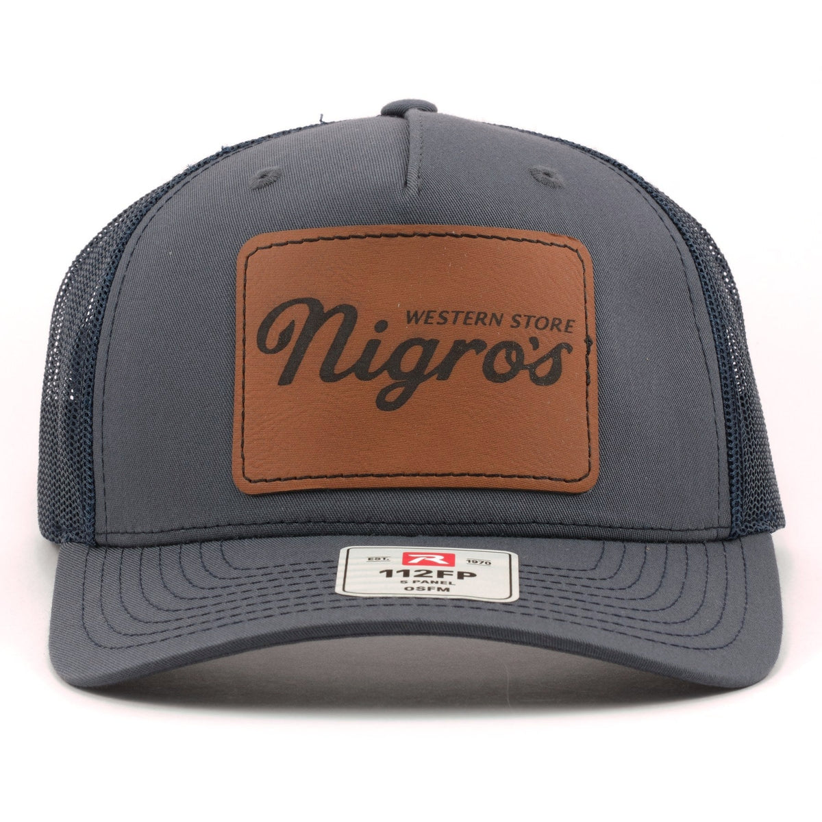 Nigro's Western Store Unisex Slate Navy Curved Bill NWS-LP - view 1