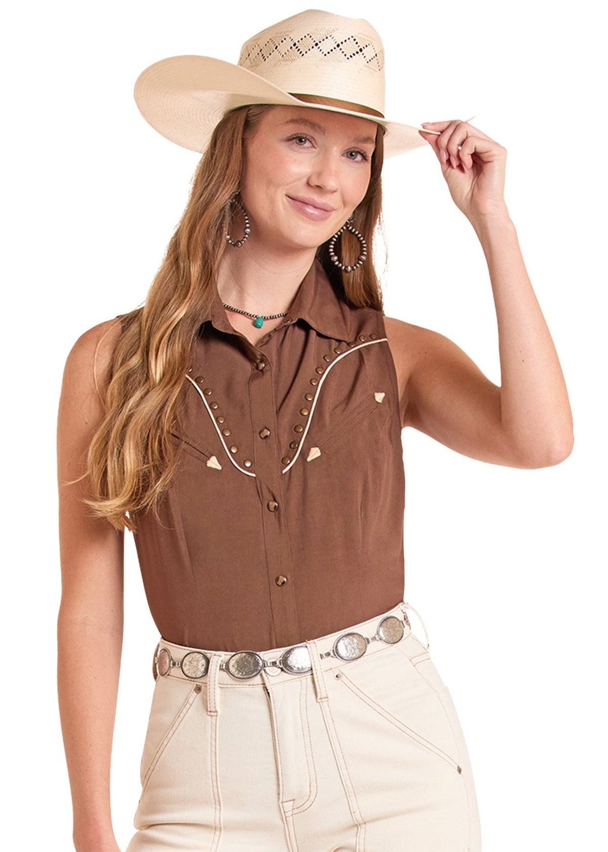 Panhandle Slim Womens Chocolate LWN0S08852 - view 1