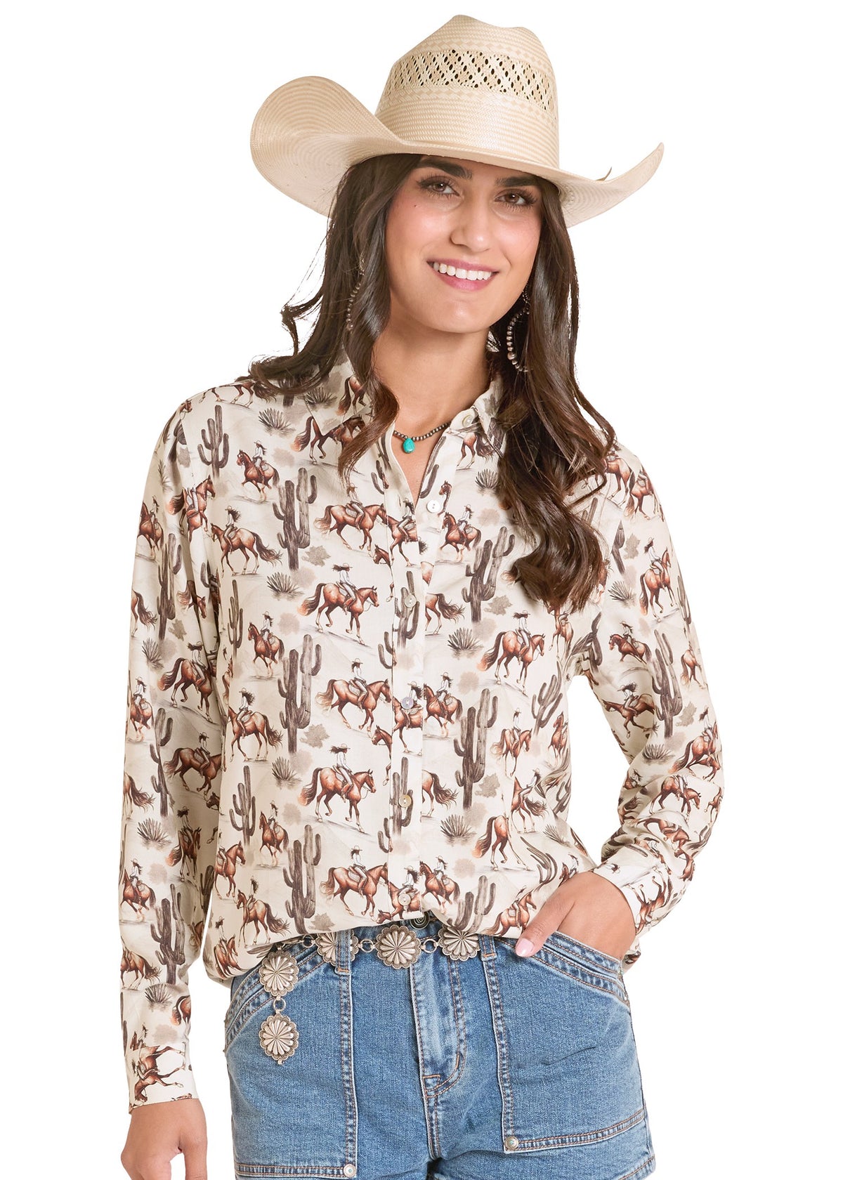Panhandle Slim Womens Natural LWB2S08851 - view 1