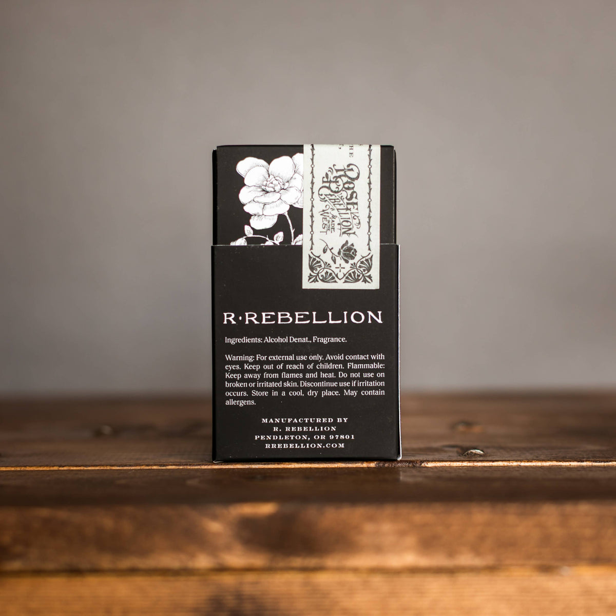 R. Rebellion Cadillac Cowboy Cologne, 50 ml – box back