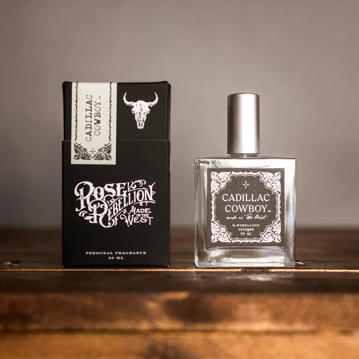 R. Rebellion Cadillac Cowboy Cologne, 50 ml – with box
