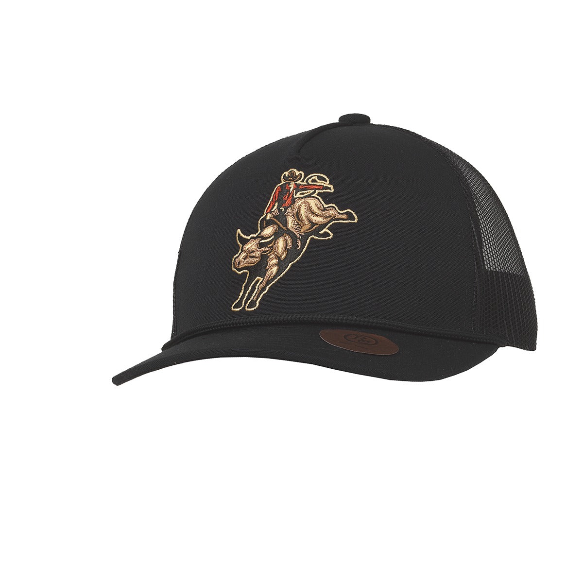 Ranch Craft Originals Men's Bull Rider Snap Back Cap, Black – front