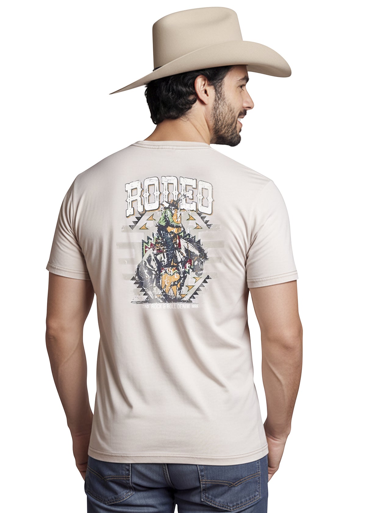 Rock & Roll Denim Unisex Tan BU21T10313 - view 3