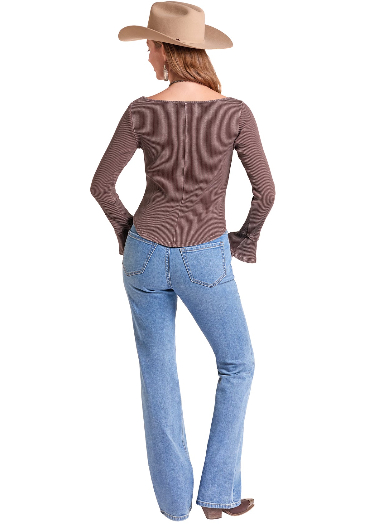 Rock & Roll Denim Womens Brown BW22T09373 - view 3