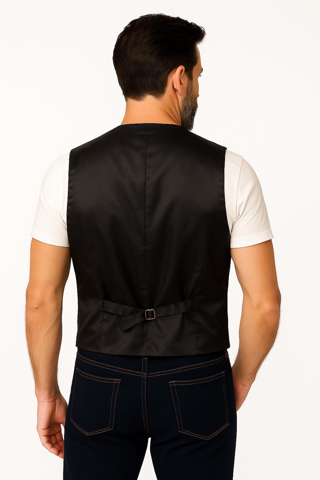 Scully men's boar front snap vest in espresso, showcasing a stylish vest with snap buttons and detailed craftsmanship.