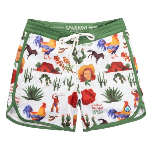 Sendero Provisions Co. Mens Cowboy Surreal Print SPCT123S11J - view 1