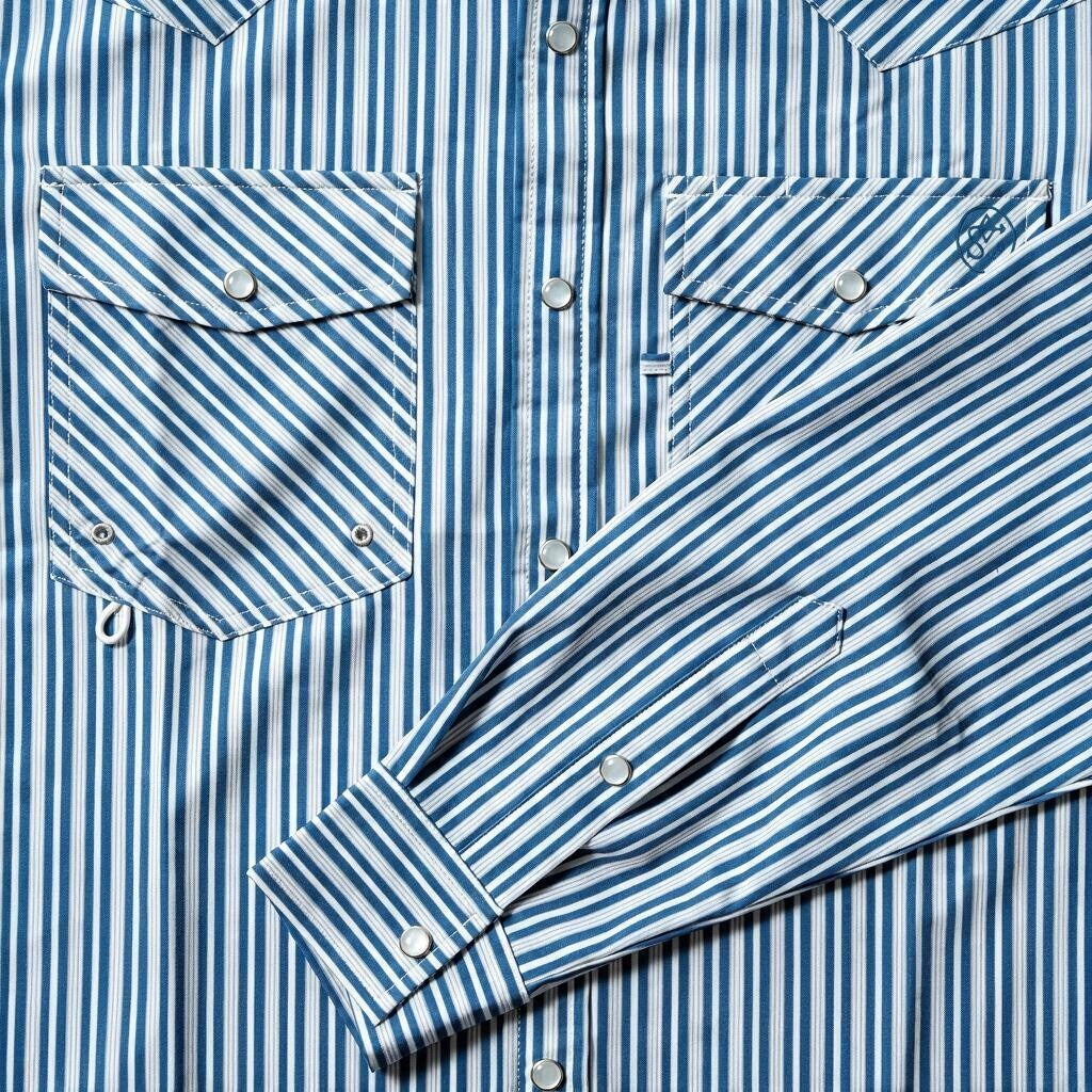 Shawnee Outfitters by Nigros Mens Blue Stripe SO01 - view 3