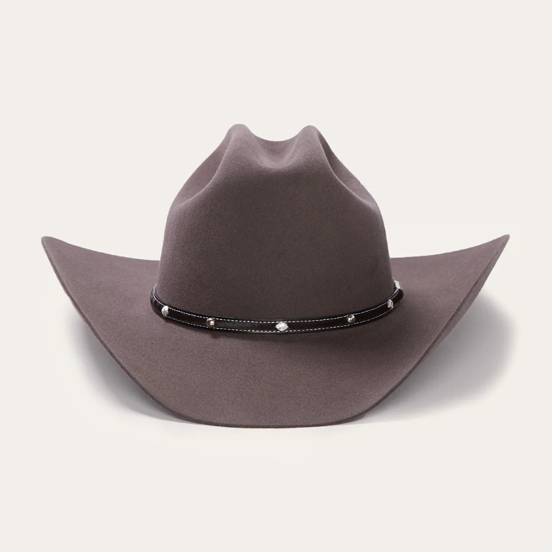 Stetson Men's Angus 6X Cowboy Hat, Charcoal – front