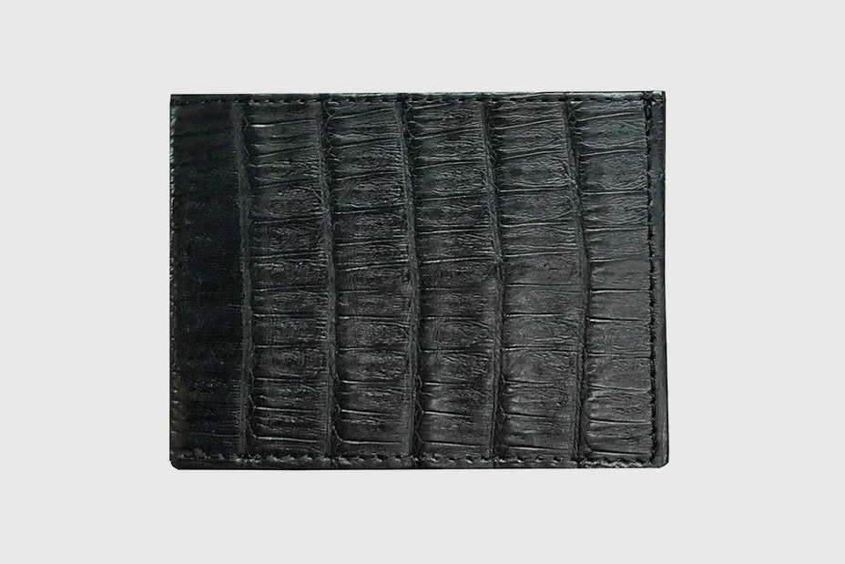 Stetson Men's Caiman Bi-Fold Wallet, Black Classic – front