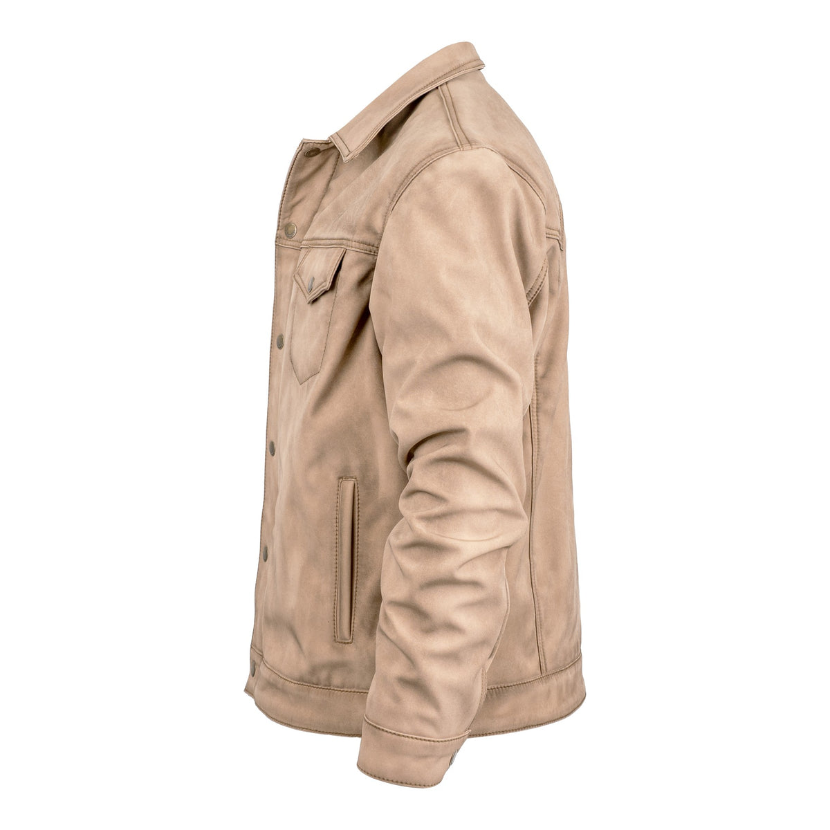 STS Ranchwear Men's Brumby Softshell Jacket, Fawn – side