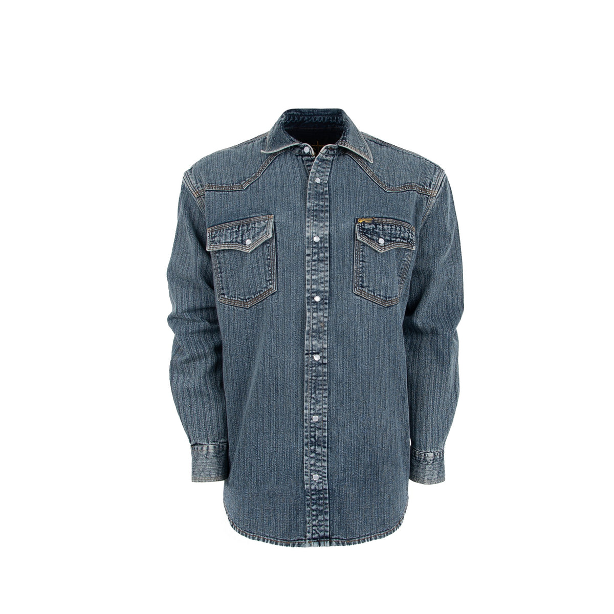 STS Ranchwear Men's Duke Denim Shirt, Denim – front