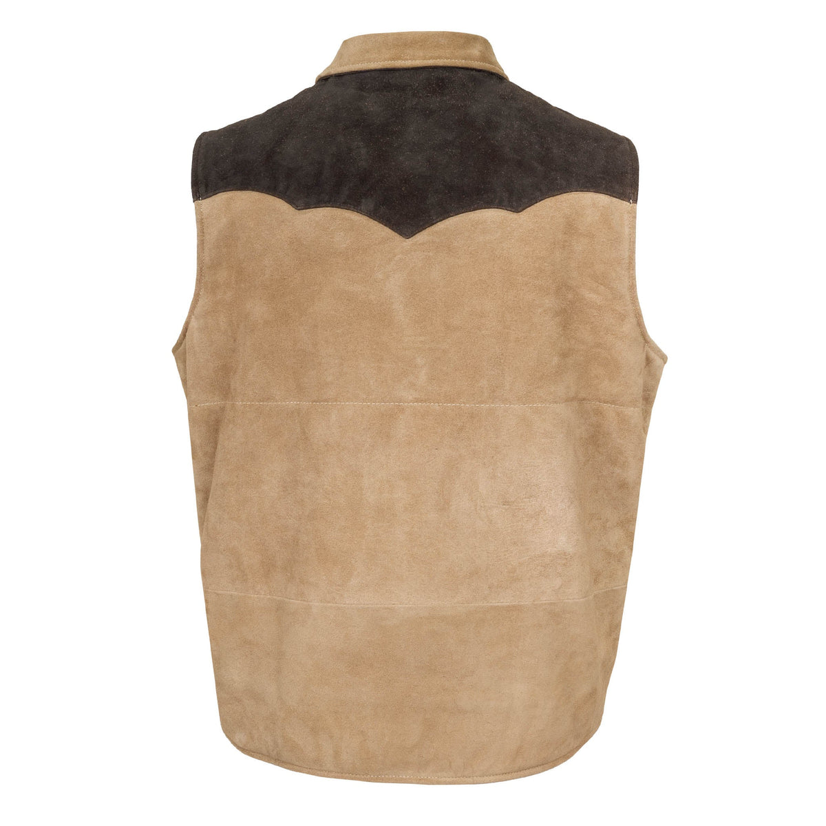 STS Ranchwear Oliver suede leather men's vest with concealed carry pockets, stylish and durable for outdoor wear.