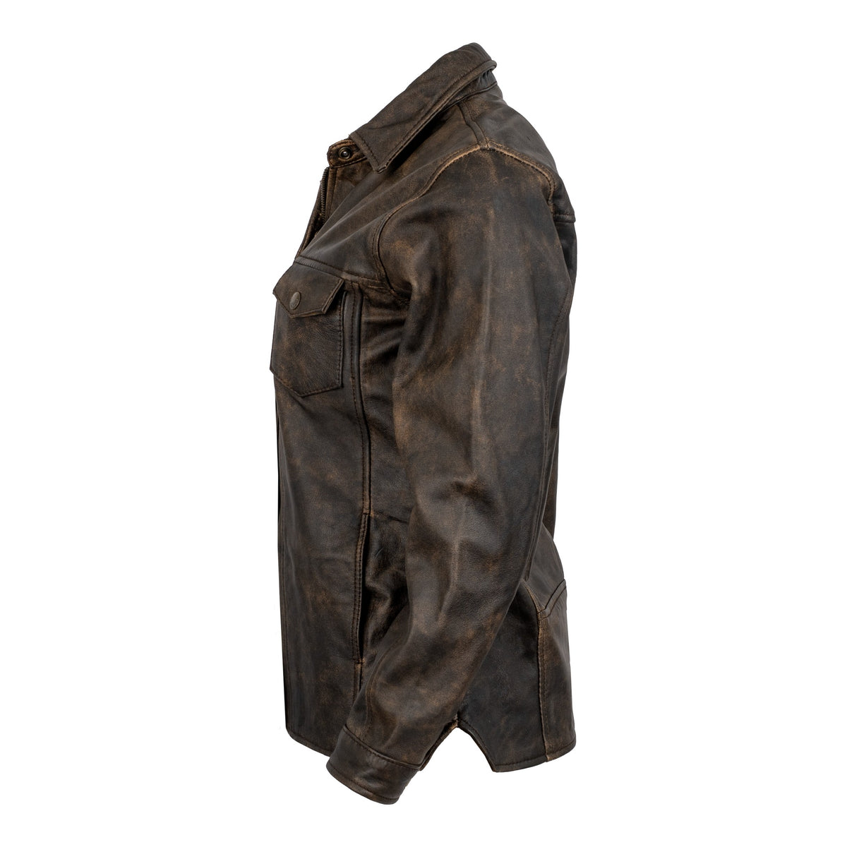 STS Ranchwear Women's Rancher Leather Jacket, Antique Bronze – side