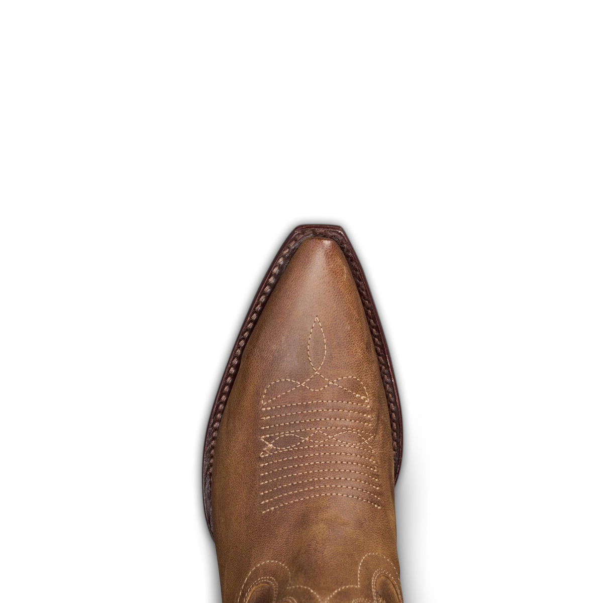 Tecovas Women's The Annie Western Boot, Cafe Goat – top