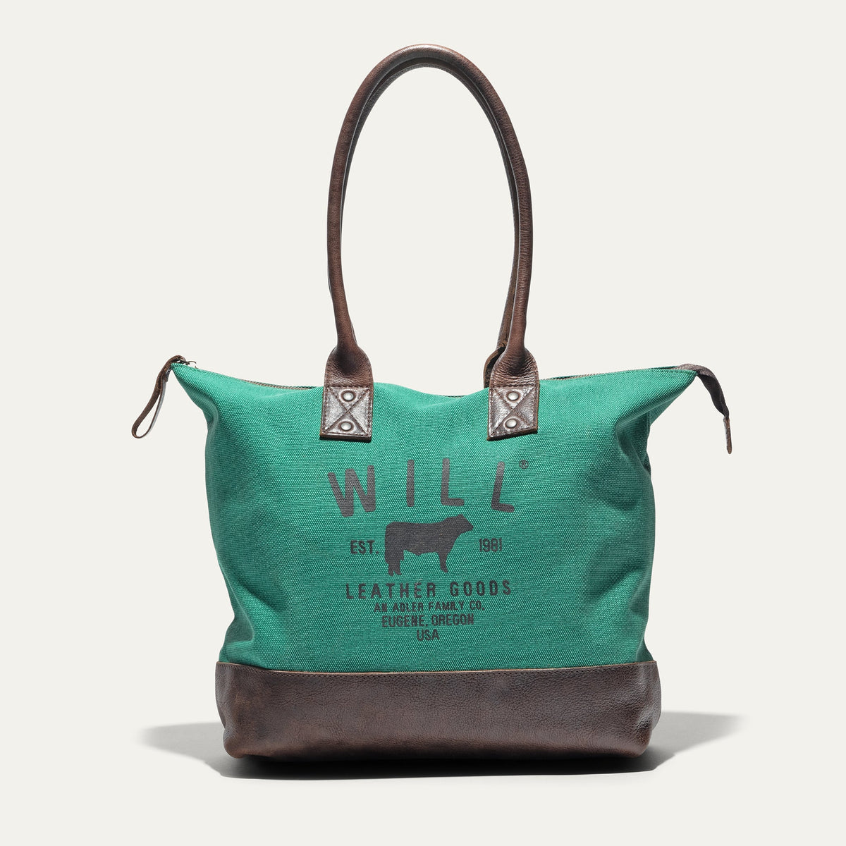Will Leather Goods Original Will Utility Tote bag with multiple compartments and leather handles, versatile and durable for everyday use.