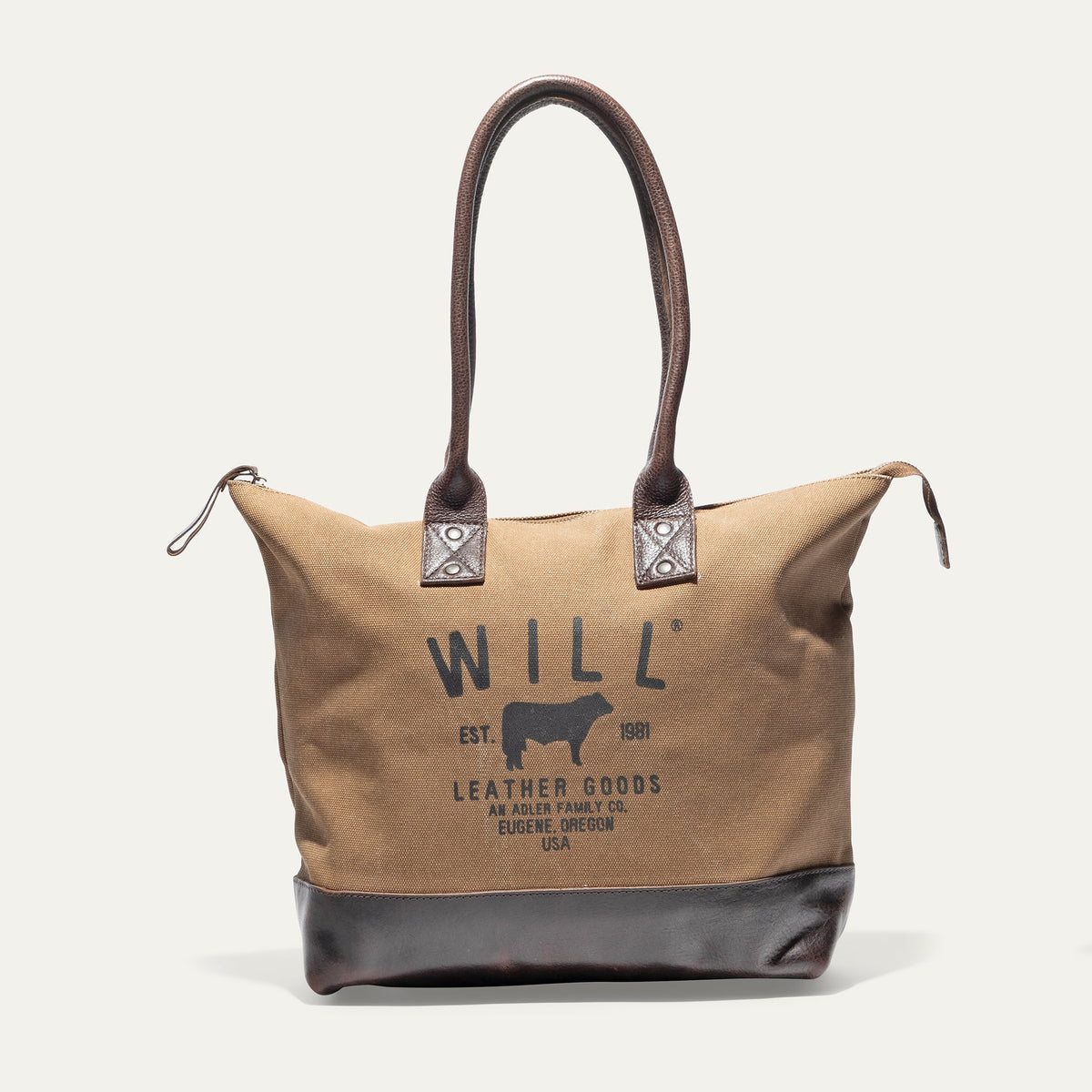 Will Leather Goods Original Will Utility Tote bag with sturdy handles and spacious interior for everyday carry.