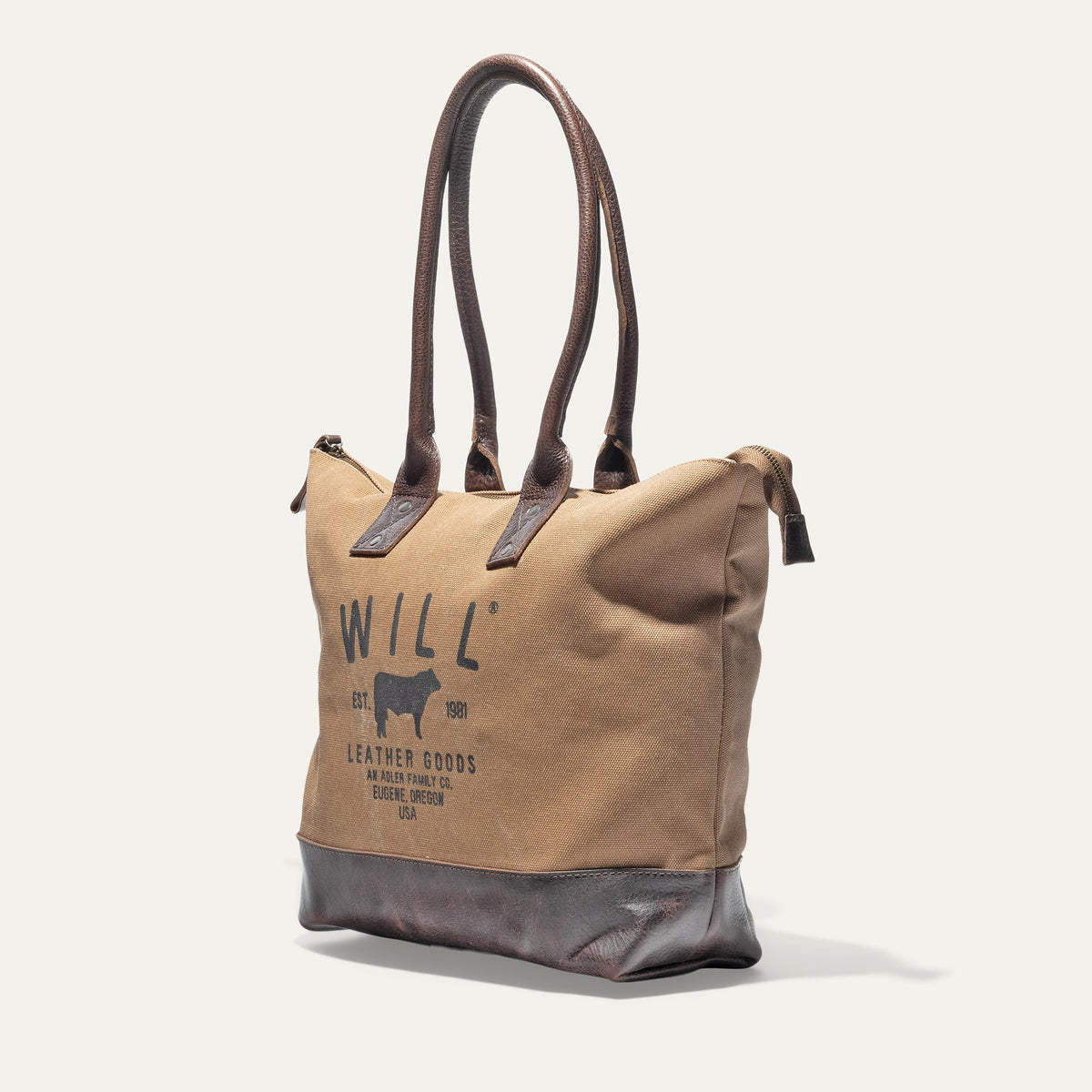 Will Leather Goods The Original Will Utility Tote bag with sturdy handles and spacious interior for versatile carrying.