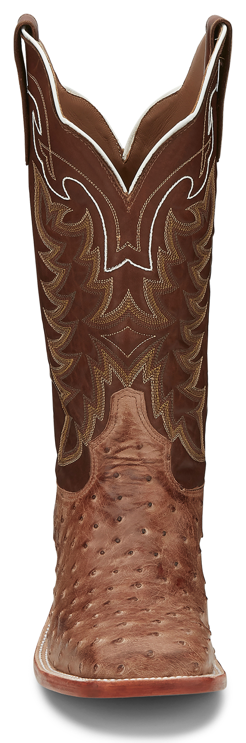 Tony Lama Hays 13-inch pull-on full quill western boots in desert sand, featuring traditional Western boot design and craftsmanship.