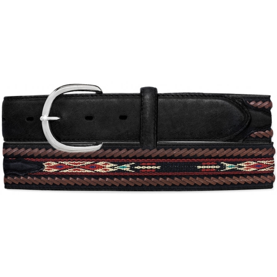 Tony Lama laced edge horse hair ribbon belt, style No. 5A103, featuring detailed craftsmanship and a sleek design.