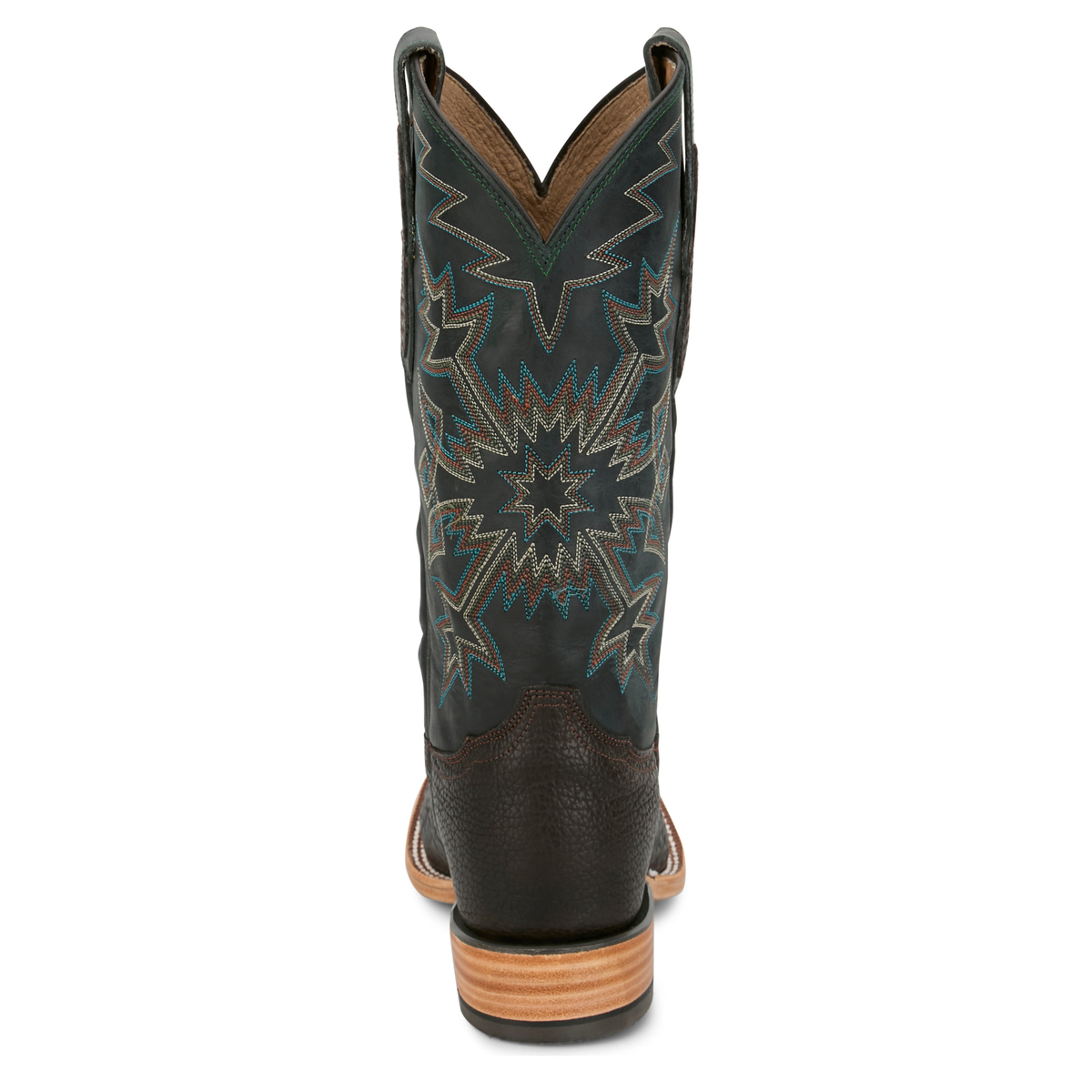 Tony Lama Men's Armando 13" Shark Western Boot, Chocolate – heel