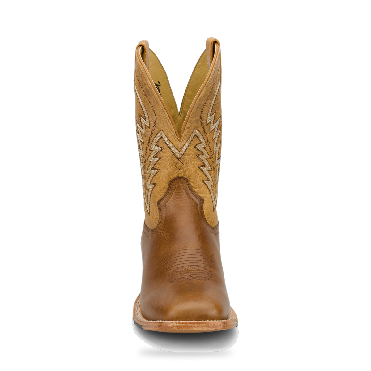 Tony Lama Men's Bergen Western Boot, Tan – toe
