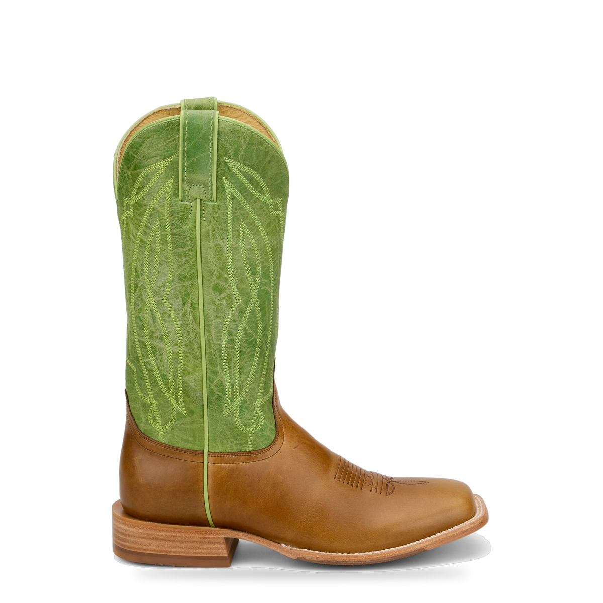 Tony Lama Men's Greer Western Boot, Tan – side