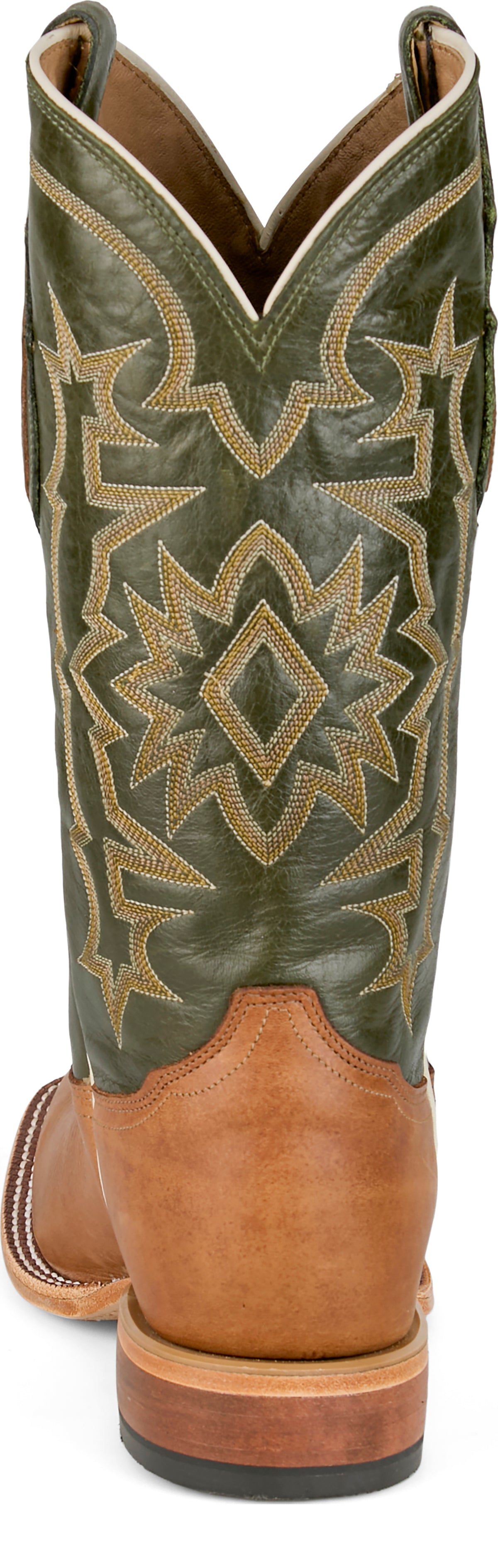 Tony Lama Men's Samuel 13-inch tan boots showing smooth leather construction and classic cowboy boot style.