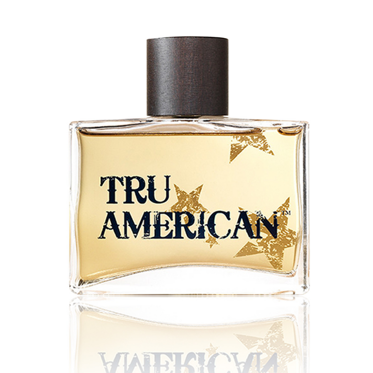 Tru American Cologne by Tru Fragrance & Beauty, sleek glass bottle with a modern label, showcasing the cologne for men.