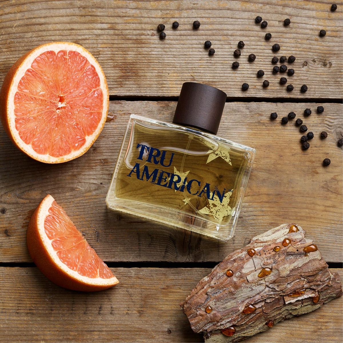Tru American Cologne bottle from Tru Fragrance & Beauty with sleek design and modern packaging.