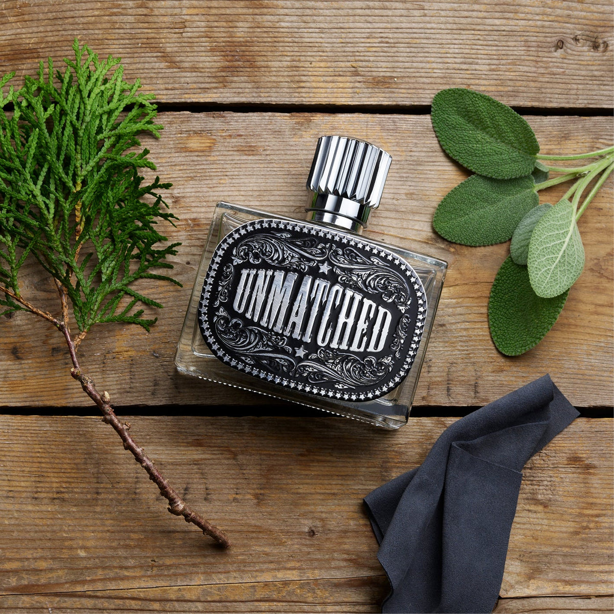 Unmatched Cologne by Tru Fragrance & Beauty in a sleek glass bottle, featuring a modern design and a sophisticated fragrance.