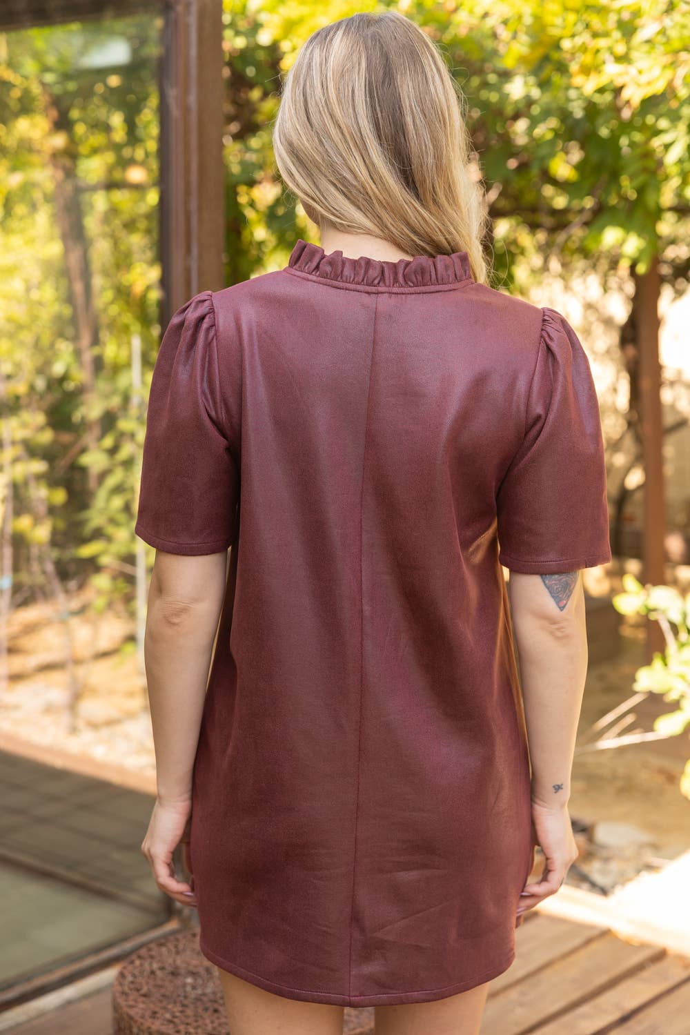 VOY Womens Burgundy 37100 - view 4