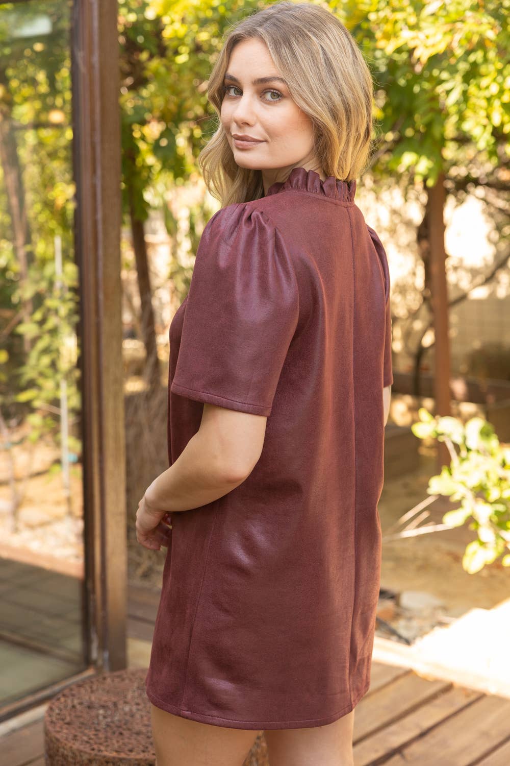 VOY Womens Burgundy 37100 - view 5
