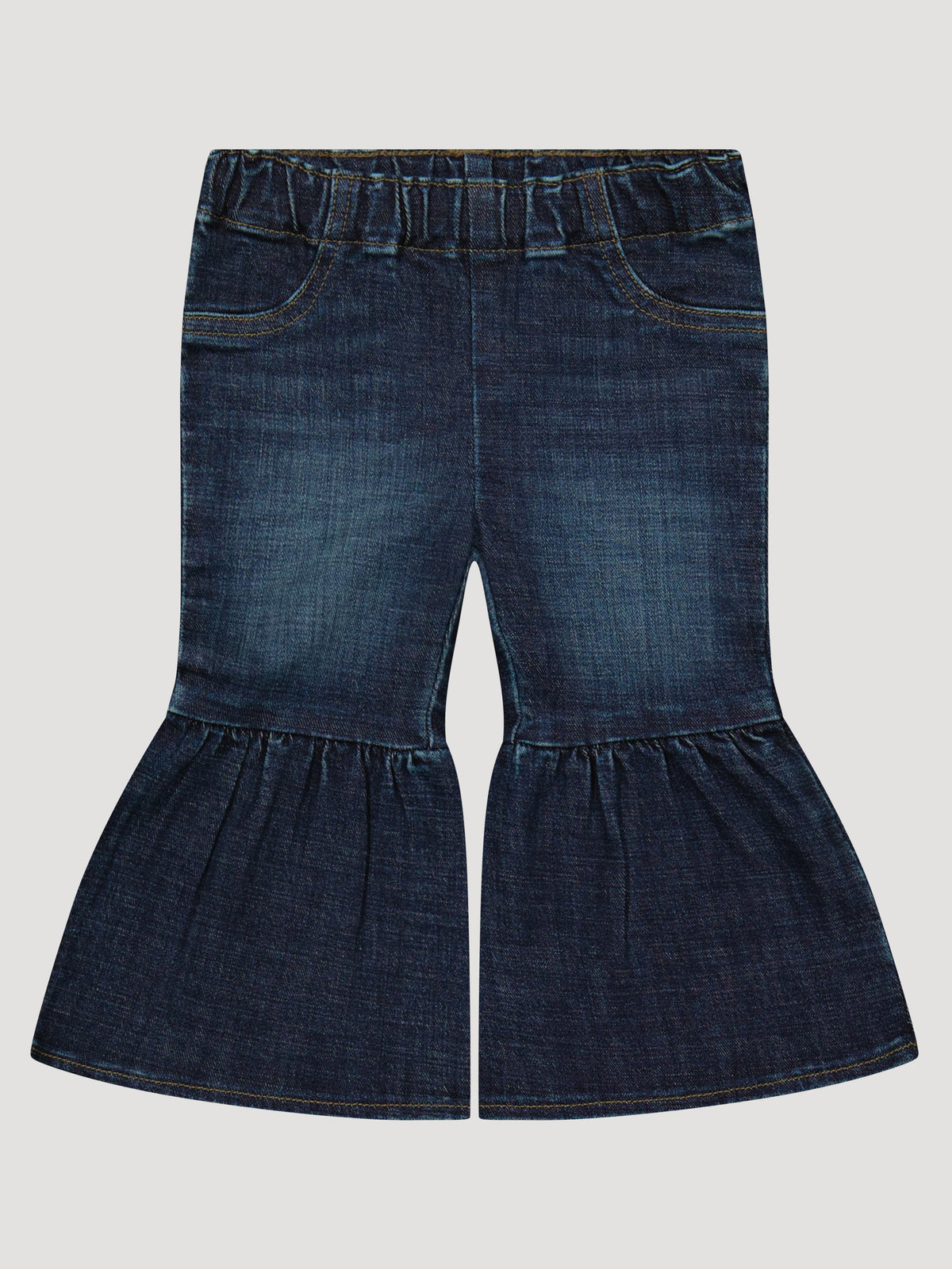 Wrangler Baby Girls' Pull Up Flare Jean, Izabella – front