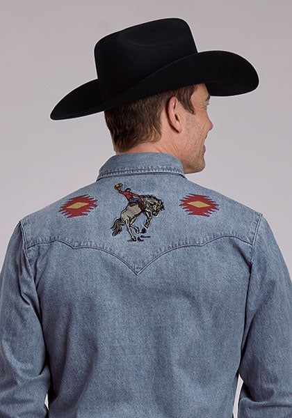 Roper Mens 03-001-0040-0652-BU Blue - view 1 (Karman B2B placeholder, pending retail photo)