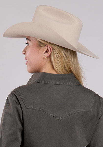 Roper Women's Black Garment-Dyed Western Shirt - view 3
