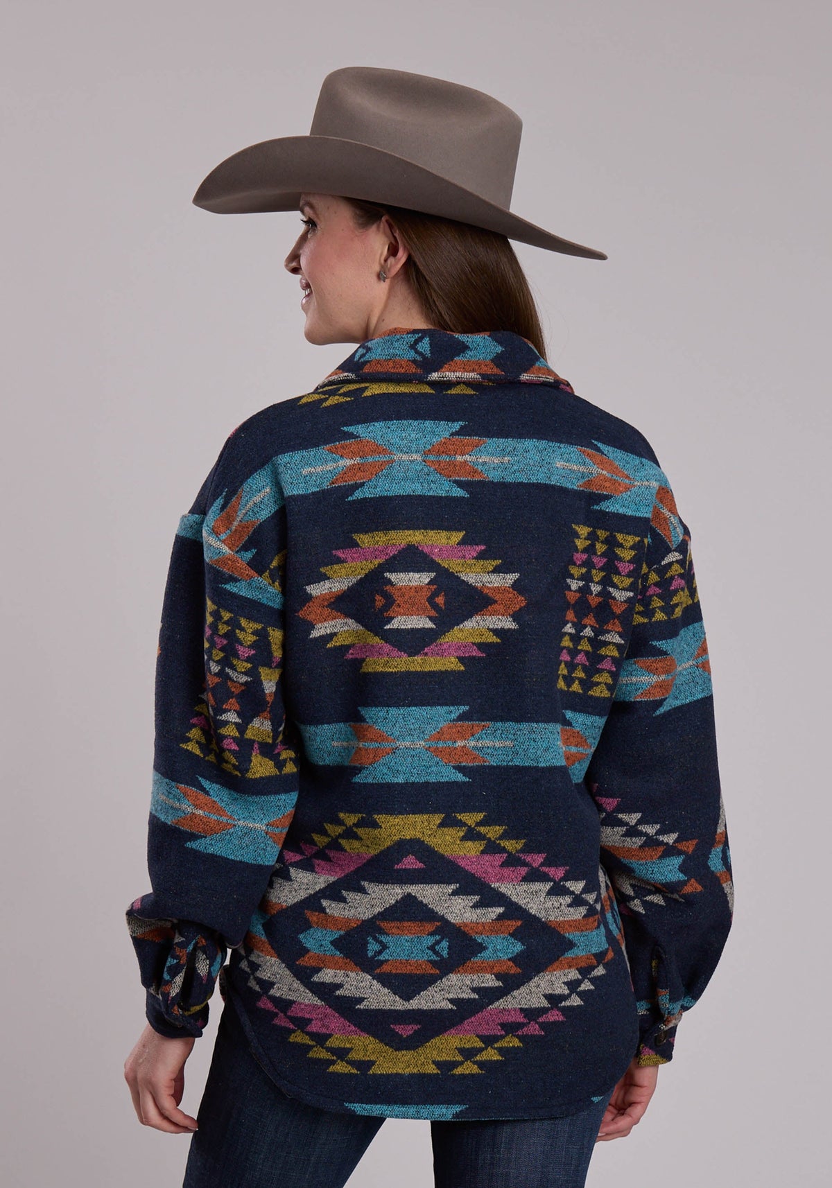 Roper Women's Woven Aztec Shirt Jacket - view 3