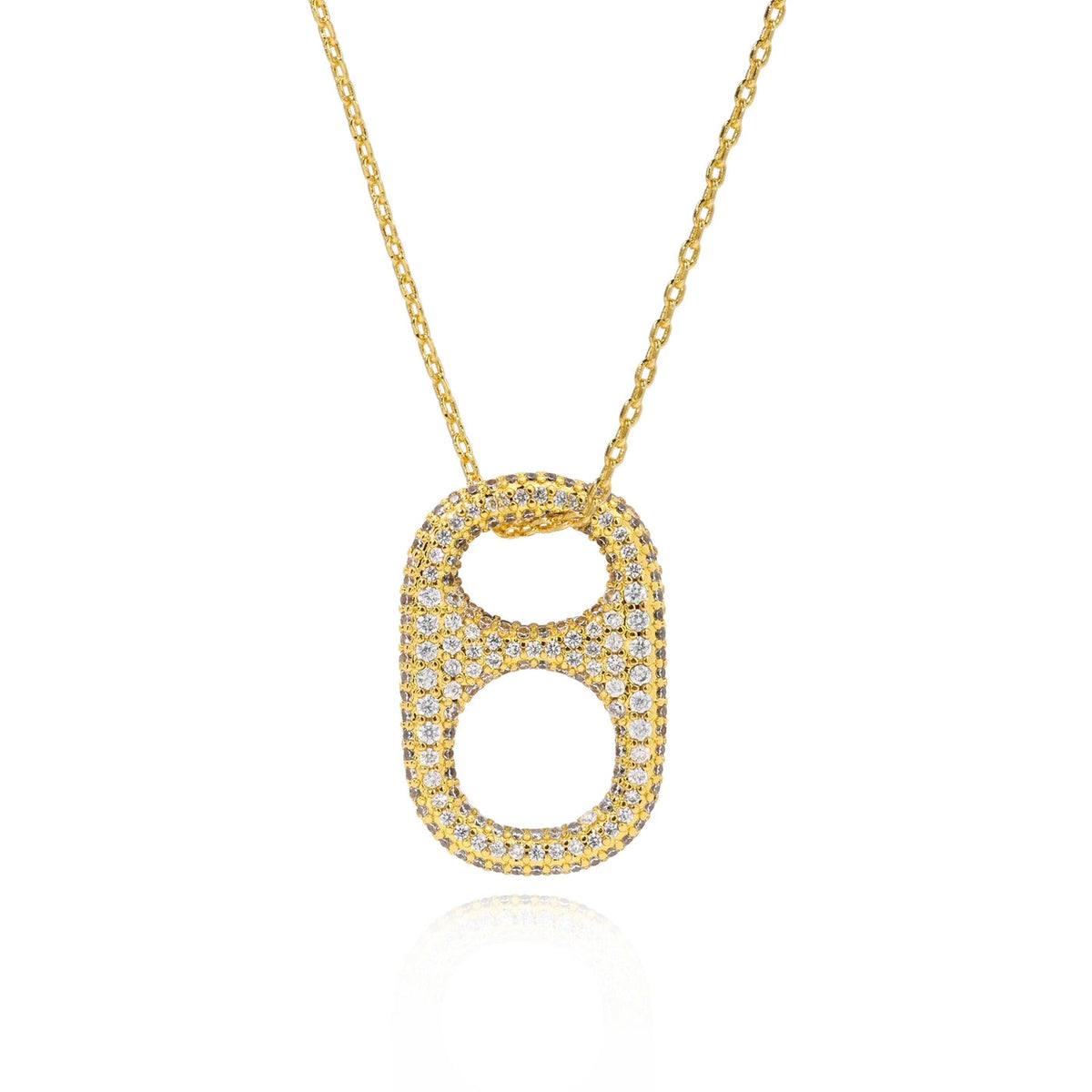Hillbetty Poptab Necklace - Gold