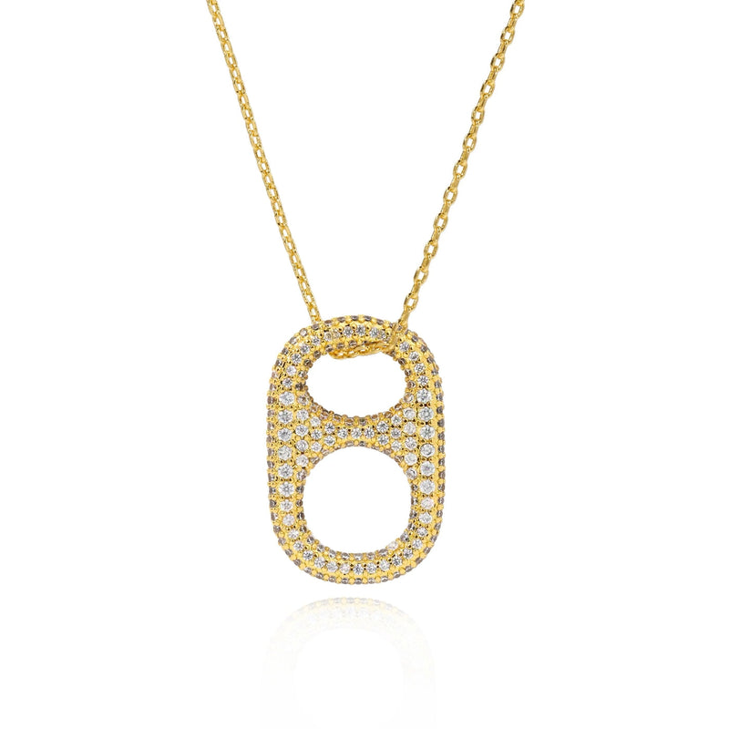 Hillbetty Poptab Necklace - Gold