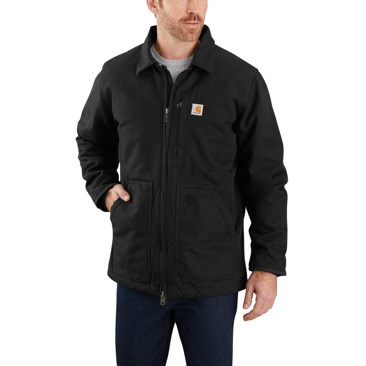 Carhartt Sherpa-Lined Field Jacket 104293 Black
