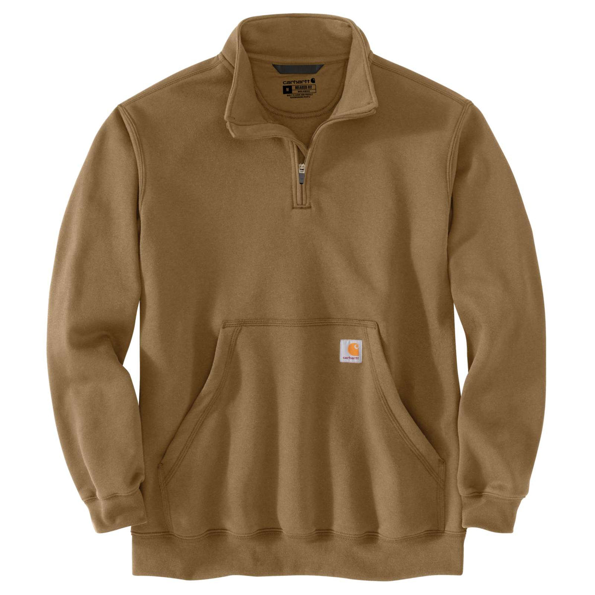 Carhartt Loose Fit Midweight Quarter-Zip Mock-Neck Sweatshirt 105294 Night Fatigue