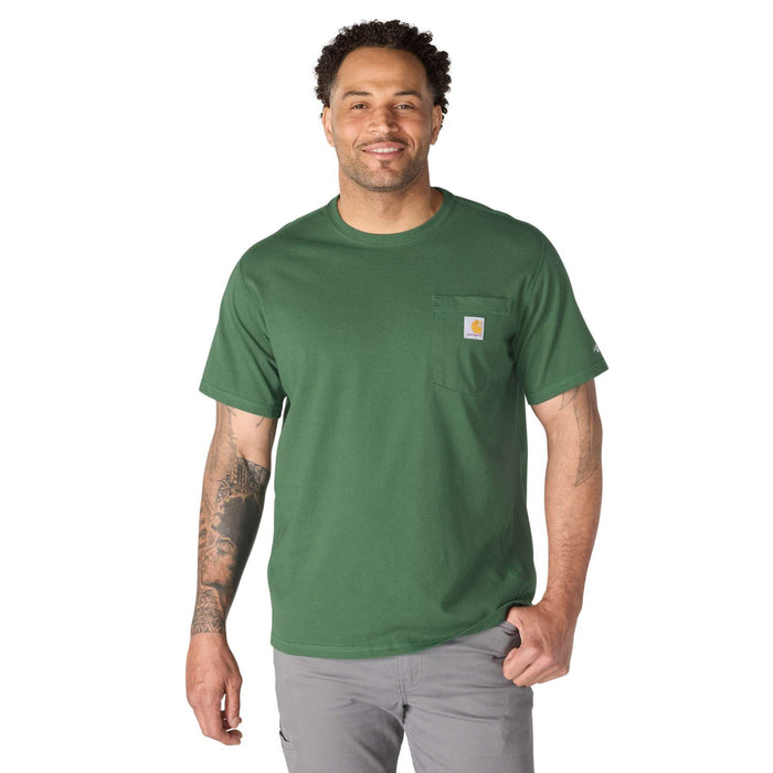 Carhartt Men's Force® Relaxed Fit Short-Sleeve Pocket T-Shirt Douglas Fir