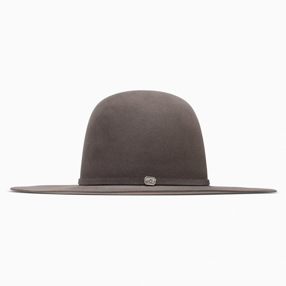 Resistol 10X Chute Boss Open Crown Cowboy Hat in Charcoal