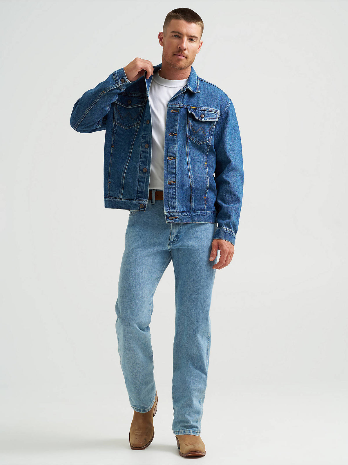 Wrangler Mens Stonewash 112335728 - view 2