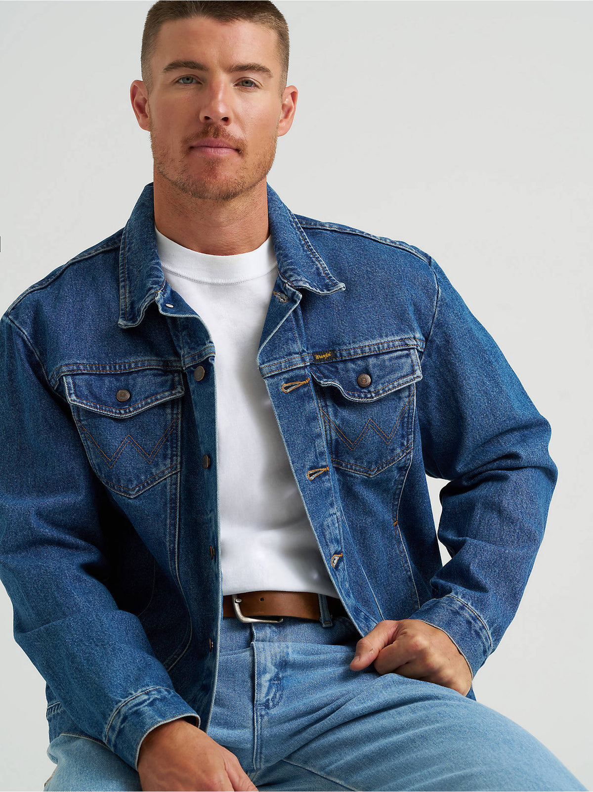 Wrangler Mens Stonewash 112335728 - view 3